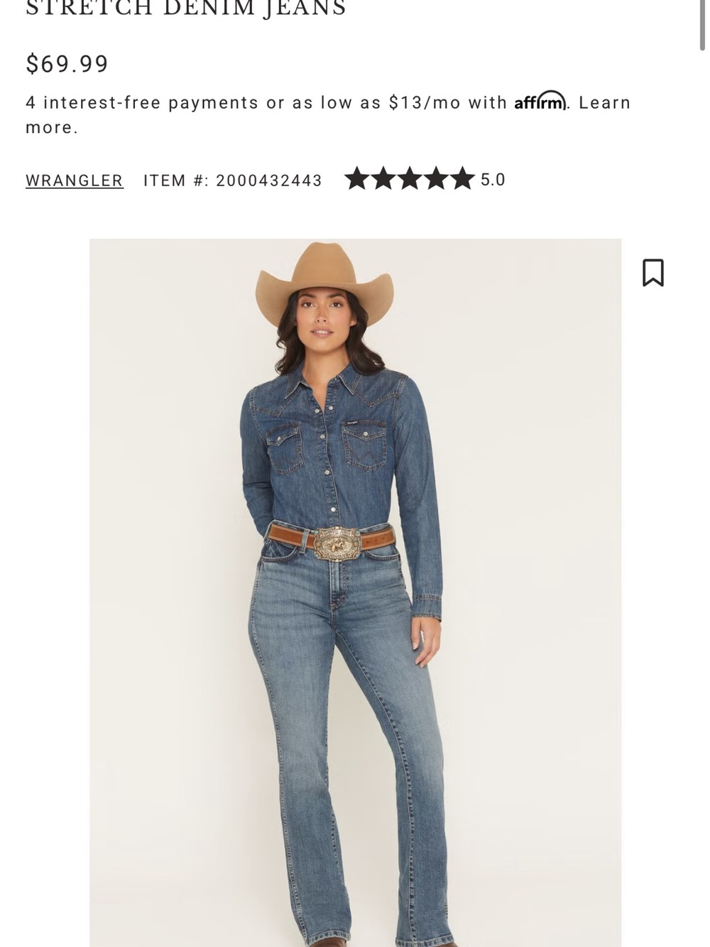 Wrangler Denim - Size 29x32
